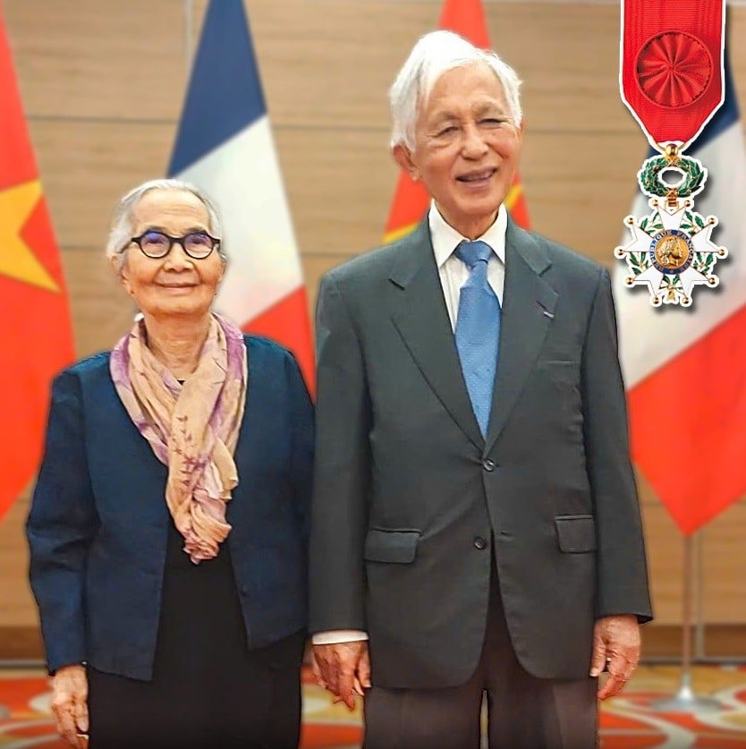  Giáo sư Trần Thanh Vân và Giáo sư Lê Kim Ngọc. (Ảnh: ICISE)