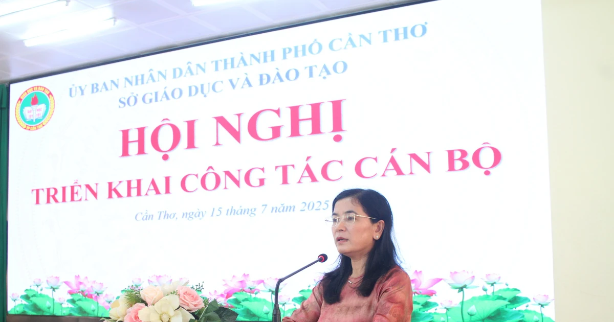 Sở GD&ĐT TP Cần Thơ kiện toàn công tác cán bộ