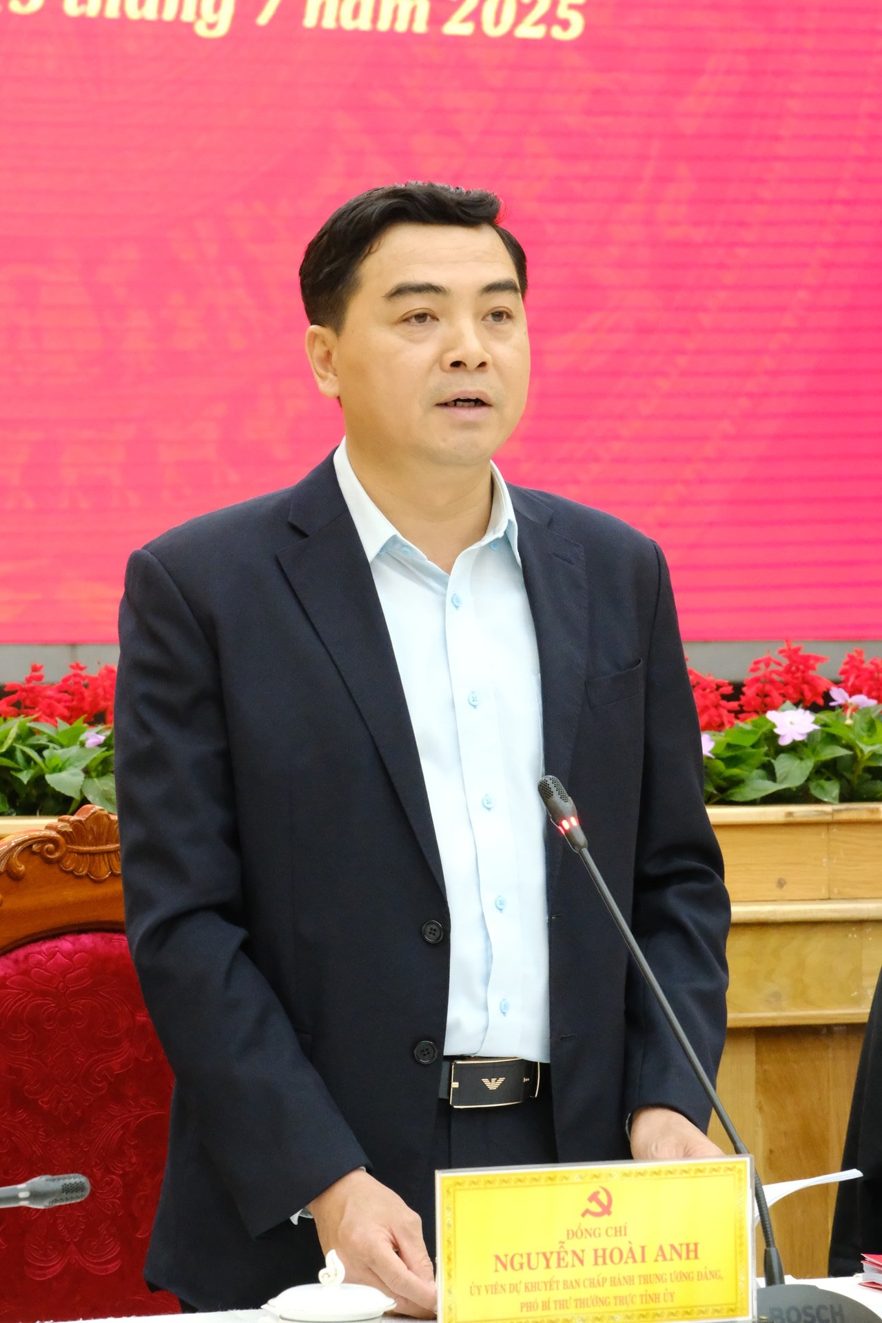 Đồng chí Nguyễn Hoài Anh - Uỷ viên Dự khuyết Ban Chấp hành Trung ương Đảng, Phó Bí thư Tỉnh uỷ Lâm ĐồngJPG