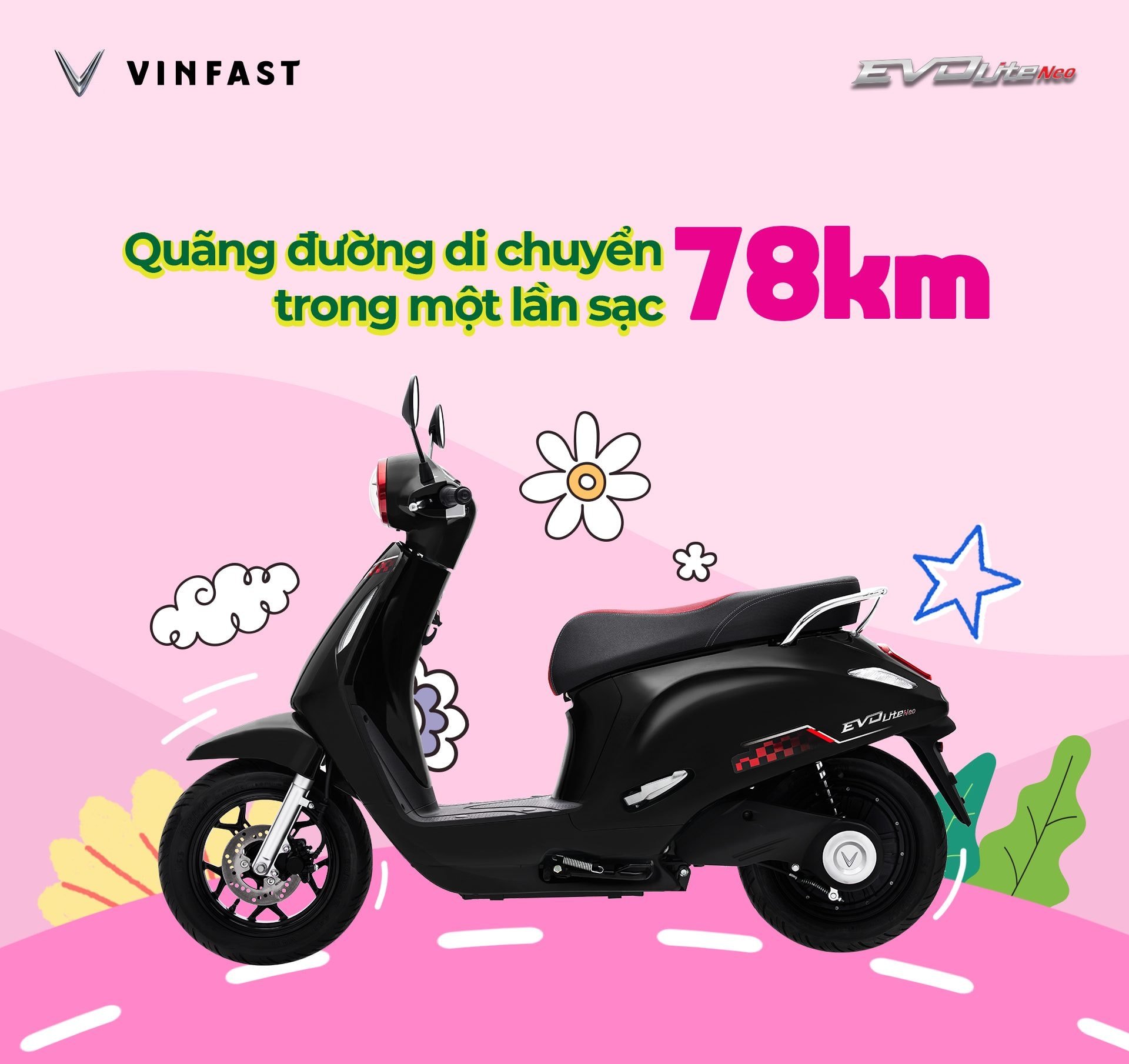 VINFAST EVO LITE NEO Electronic MOTORBIKE - ផ្សារ​ទំនើប​ម៉ូតូ Khanh Huyen %
