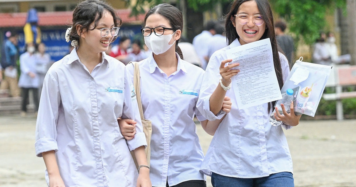 Môn thi tốt nghiệp THPT có nhiều điểm 10 nhất