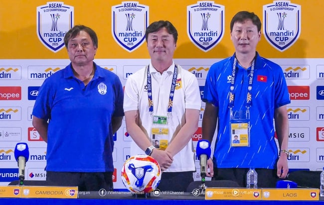 HLV Kim Sang Sik đặt mục tiêu vô địch tại giải U23 Đông Nam Á 2025 - Ảnh 1.