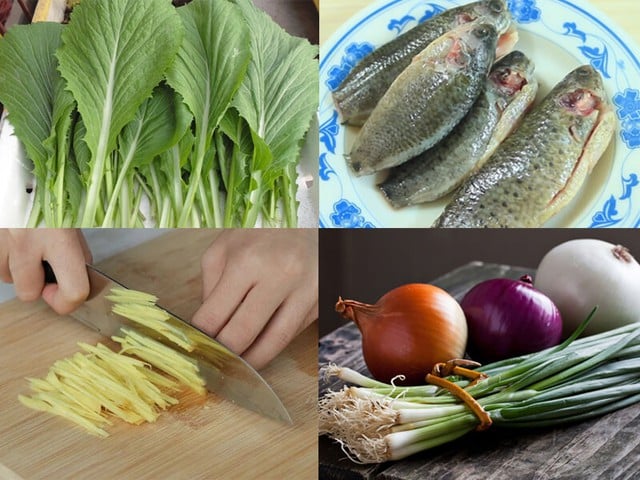Cách nấu canh cải cá rô với gừng không tanh lại hết mùi bùn - món xưa đậm đà tình mẹ, tình quê trong tôi- Ảnh 4.