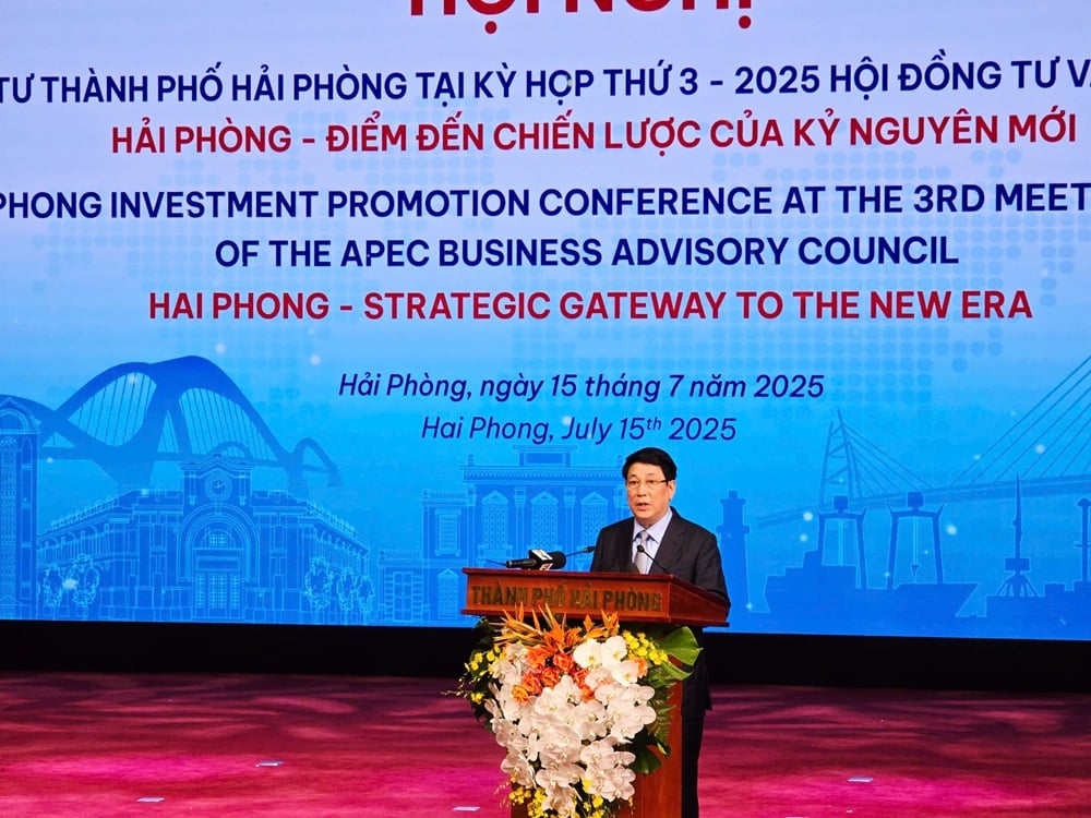 President Luong Cuong gave a speech at the Conference. Photo: Thanh Son