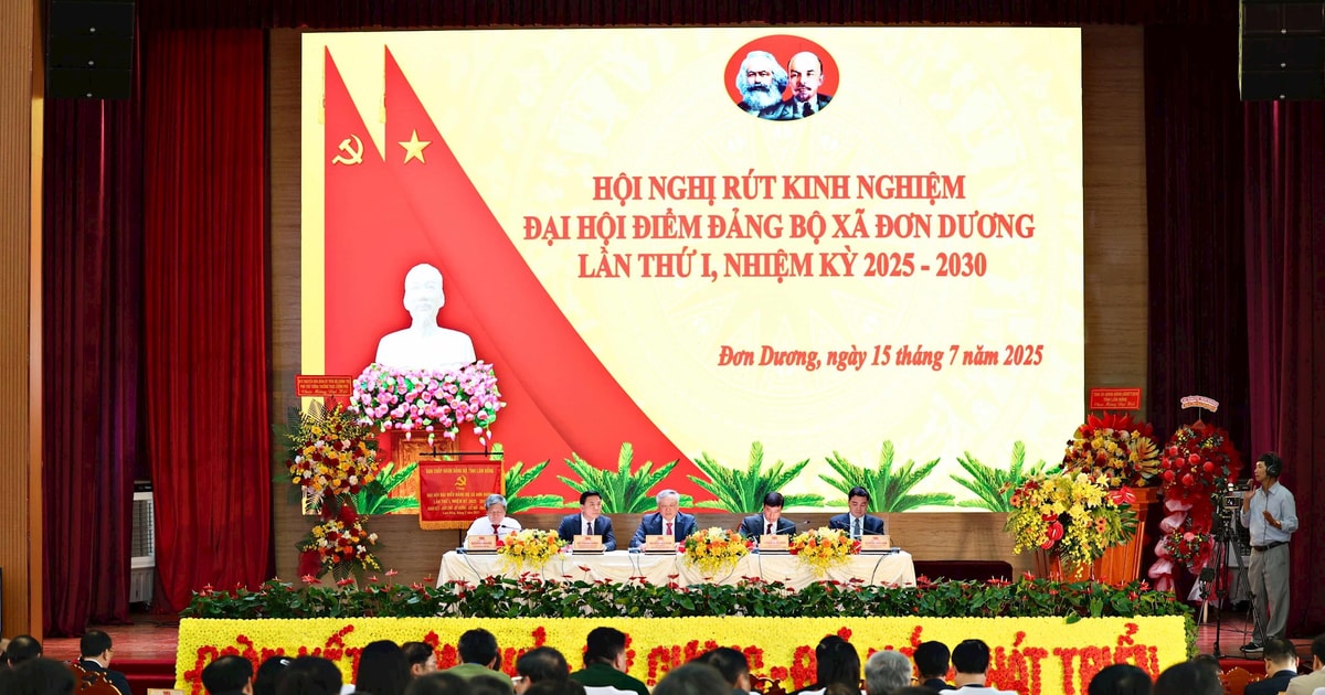 គណៈកម្មាធិការបក្សខេត្ត Lam Dong ទាញបទពិសោធន៍ពីសមាជគំរូរបស់គណៈកម្មាធិការបក្សឃុំ Don Duong
