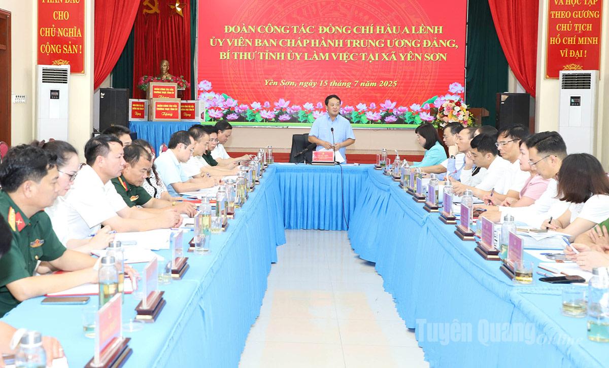 Quang cảnh buổi làm việc.