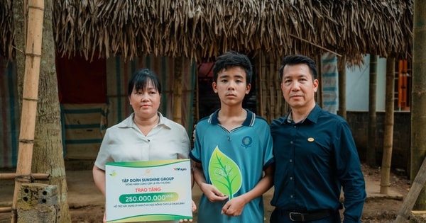 500 triệu đồng từ phiên livestream bất động sản đầu tiên của Sunshine Group đã đến tay hai hoàn cảnh đặc biệt tại Thanh Hóa