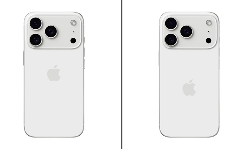Logo của Apple có thể được đặt thấp hơn ở mặt lưng của bộ đôi iPhone 17 Pro và iPhone 17 Pro Max