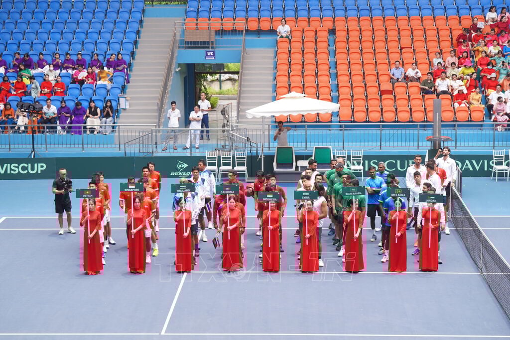 Bắc Ninh: Khai mạc Giải quần vợt Davis Cup nhóm III khu vực châu Á, châu Đại Dương 2025 - Ảnh 1.