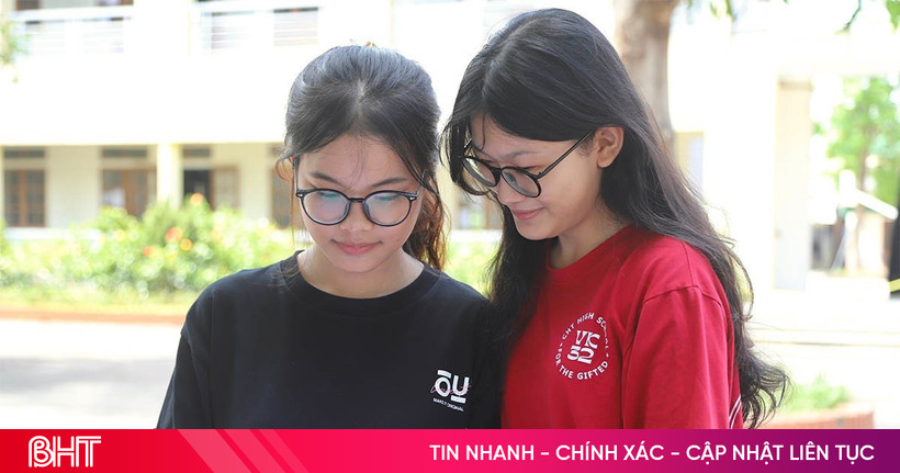 Thí sinh Hà Tĩnh đạt tổng điểm thi tốt nghiệp THPT cao thứ 4 toàn quốc