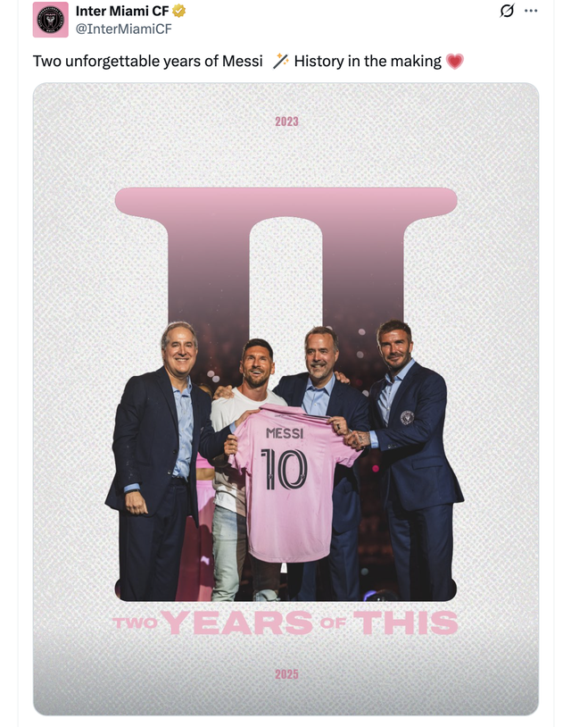 Inter Miami đăng thông điệp rất thú vị về Messi, hợp đồng gia hạn sắp công bố- Ảnh 1.
