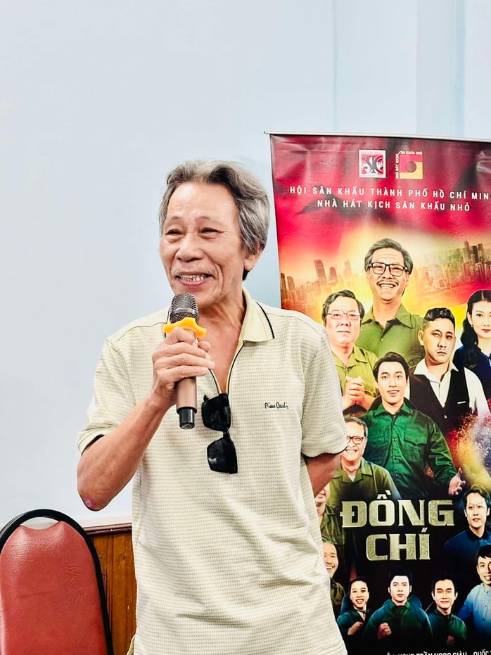 Minh Nhí, Hữu Nghĩa lo khán giả bật cười khi diễn kịch chính luận- Ảnh 3.