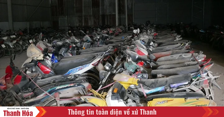 Công an tỉnh Thanh Hóa thông báo lần 2 tìm chủ sở hữu phương tiện giao thông vi phạm