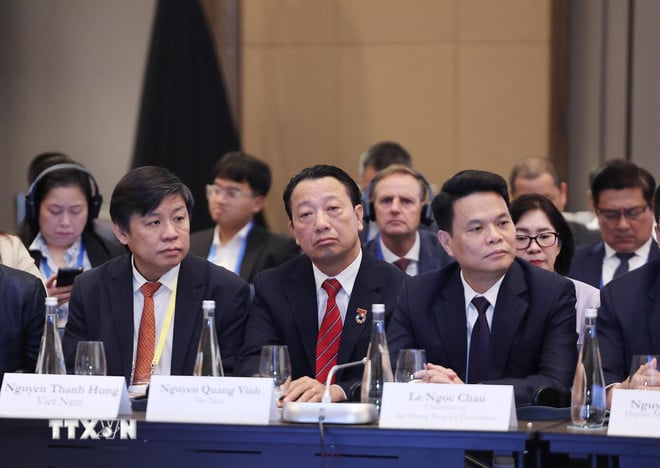 Các đại biểu dự Phiên khai mạc Kỳ họp lần thứ 3 Hội đồng Tư vấn Kinh doanh APEC (ABAC III). (Ảnh: Lâm Khánh/TTXVN)