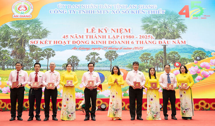 Công ty Trách nhiệm hữu hạn một thành viên Xổ số kiến thiết tỉnh An Giang: 45 năm khẳng định thương hiệu