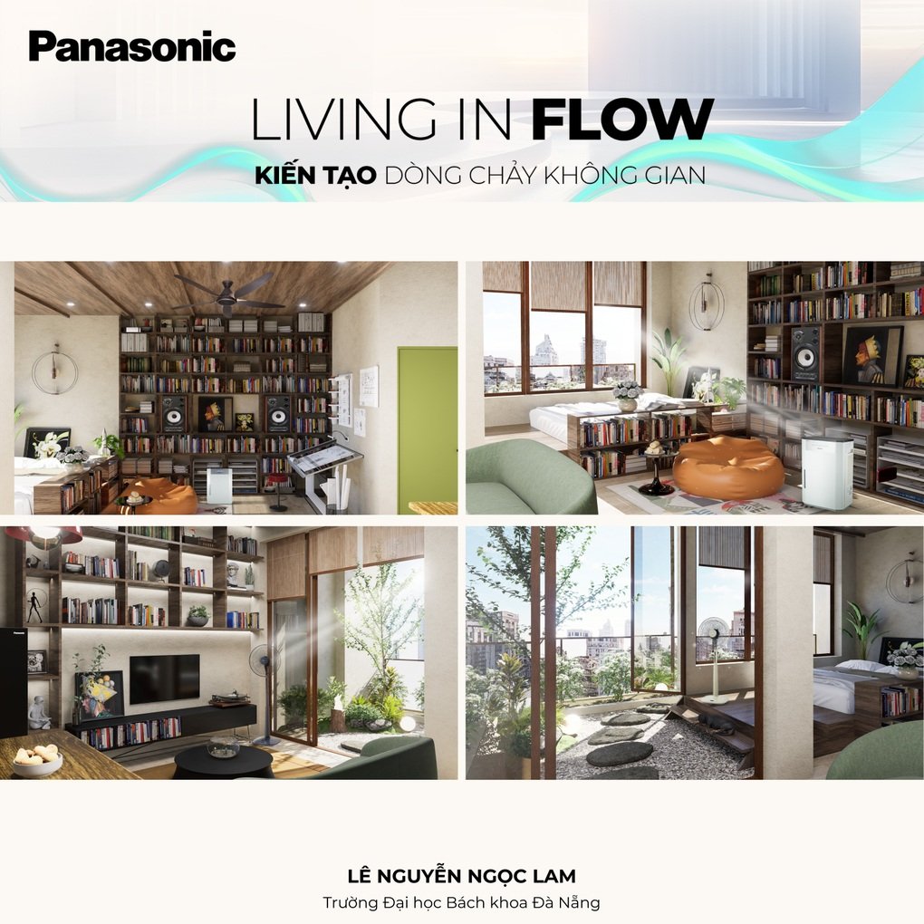 Các tác phẩm xuất sắc tại Cuộc thi thiết kế nội thất Panasonic “Living in Flow” - 2
