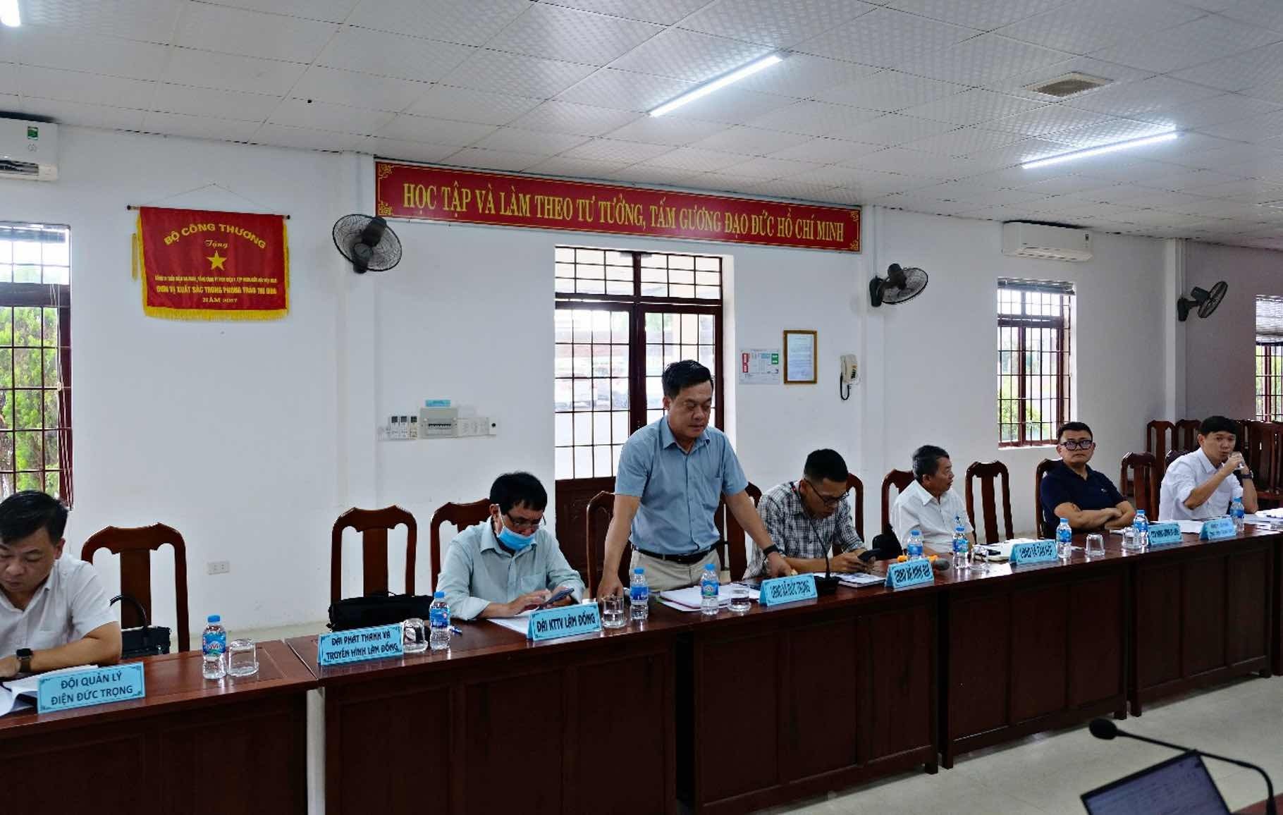 Đại diện UBND xã Đức Trọng phát biểu tại Hội nghị