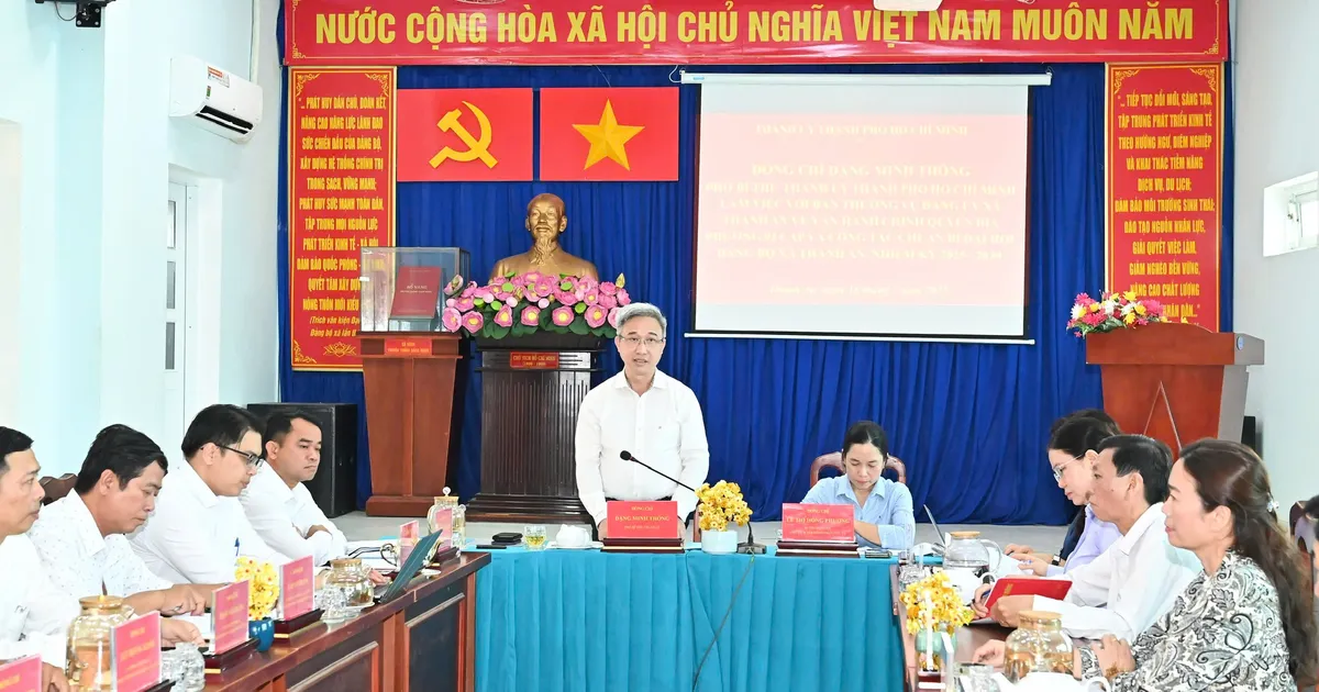 Khảo sát vận hành mô hình chính quyền địa phương 2 cấp tại xã đảo Thạnh An