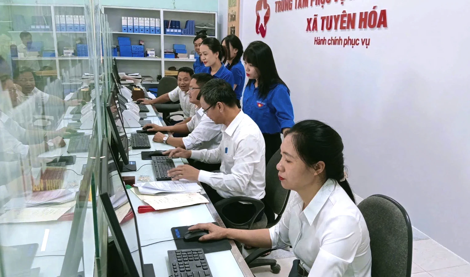 Lực lượng “áo xanh” góp sức hỗ trợ vận hành chính quyền 2 cấp