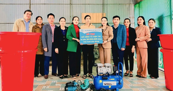 ជាង 6.400 ពាន់លានដុងបានតភ្ជាប់ស្ត្រី Ha Tinh រាប់ពាន់នាក់ចាប់ផ្តើមអាជីវកម្មដោយជោគជ័យ