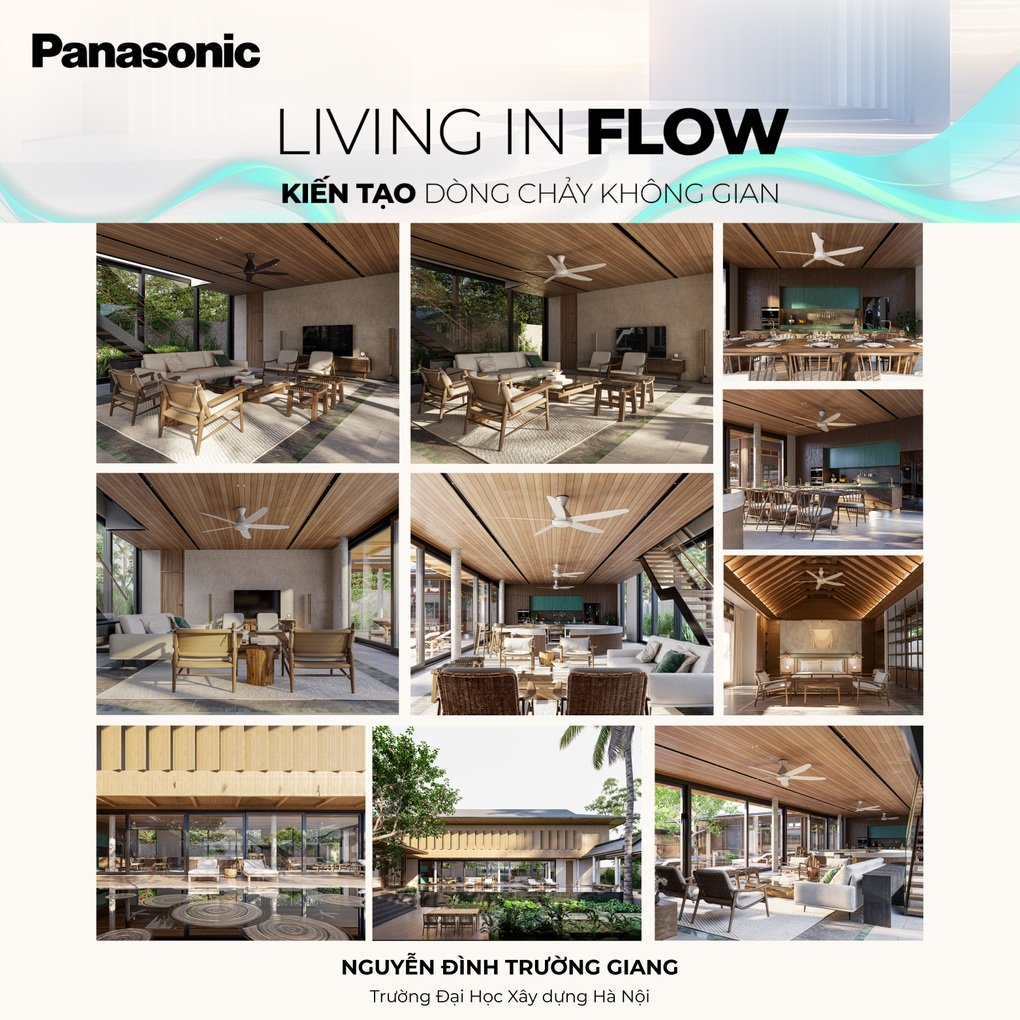 Các tác phẩm xuất sắc tại Cuộc thi thiết kế nội thất Panasonic “Living in Flow” - 3