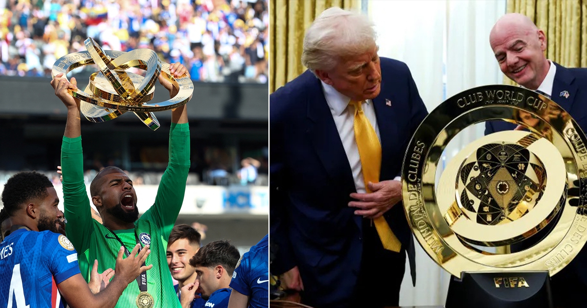 ‘Độc lạ’ Club World Cup: Tổng thống Trump giữ cúp xịn, đội vô địch Chelsea chỉ nhận bản sao