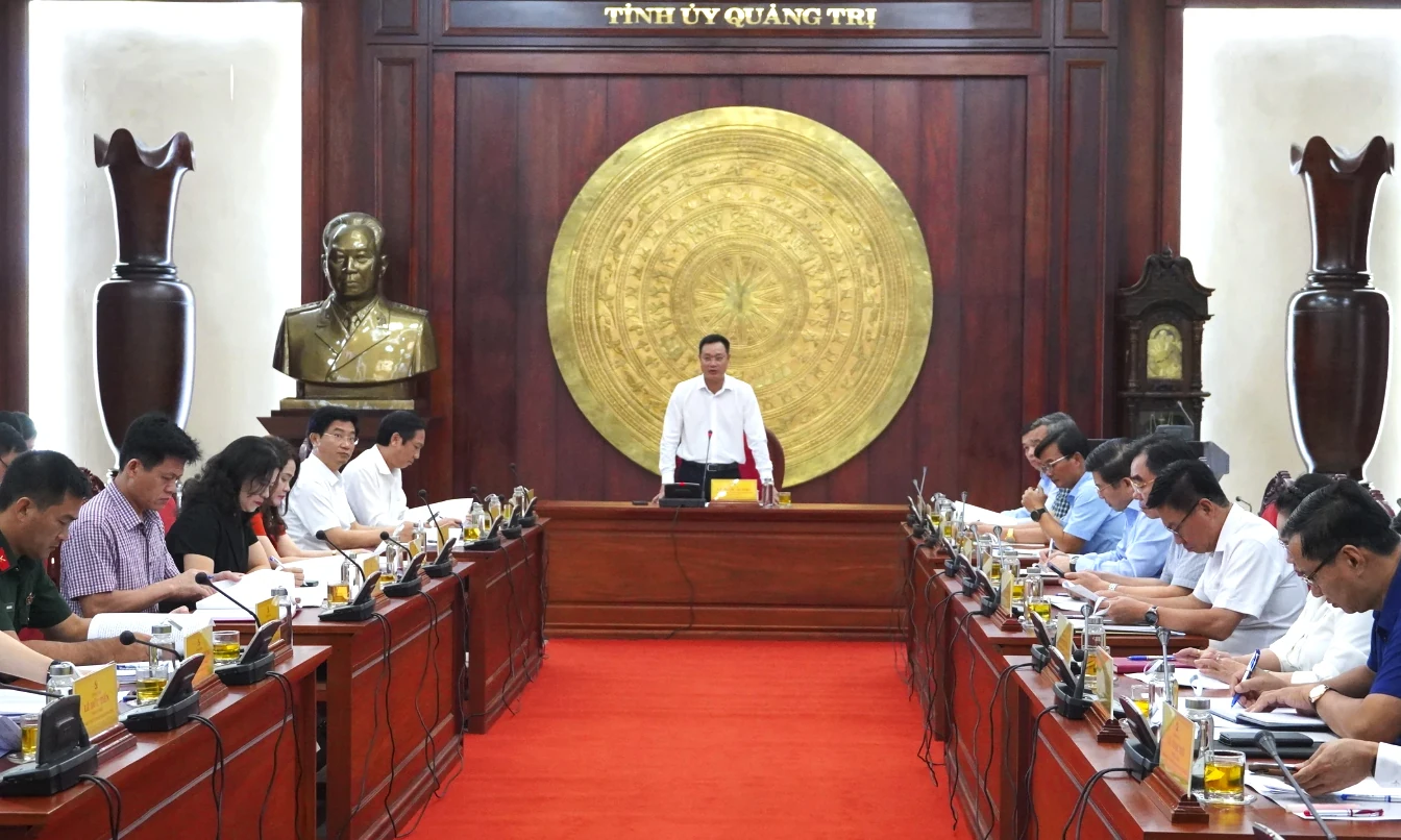 Hội nghị Ban Thường vụ Tỉnh ủy lần thứ 1
