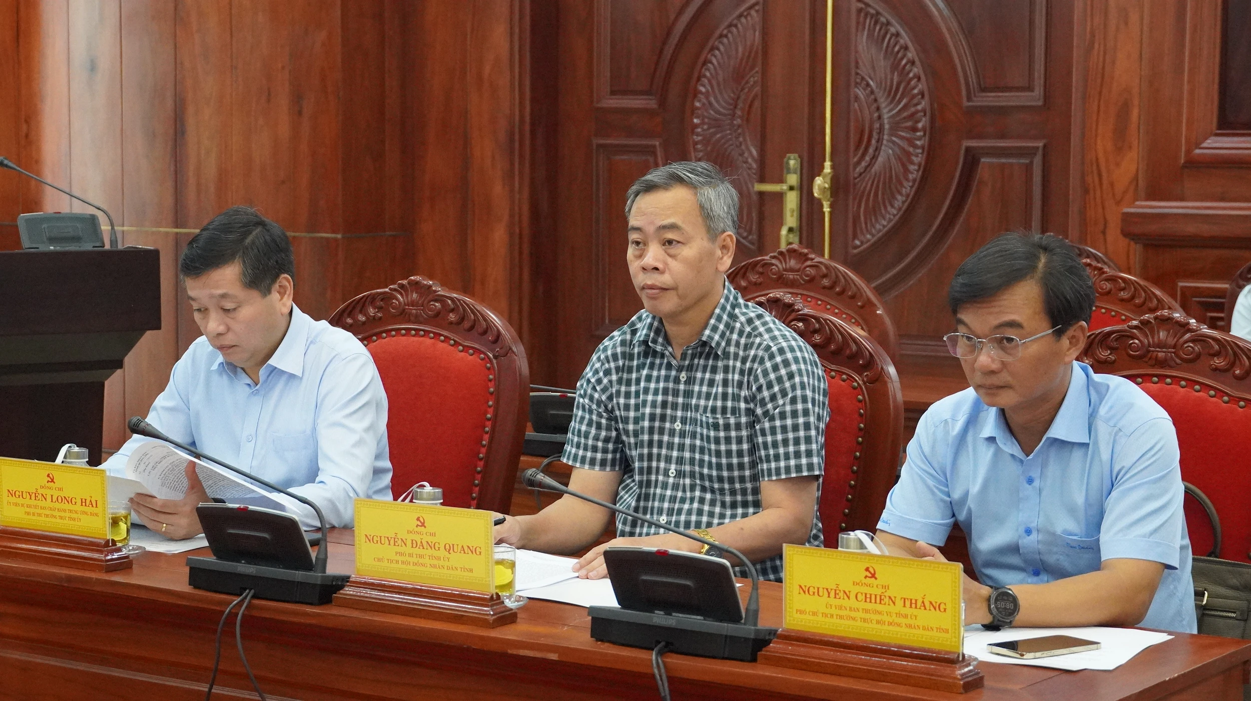Hội nghị Ban Thường vụ Tỉnh ủy lần thứ 1