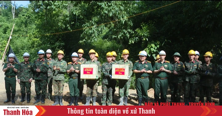 Chỉ huy trưởng Bộ CHQS tỉnh thăm, động viên lực lượng xây dựng công trình quốc phòng