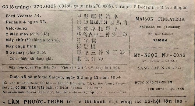 Độc lạ những tờ vé số kiến thiết xưa  - Ảnh 21.