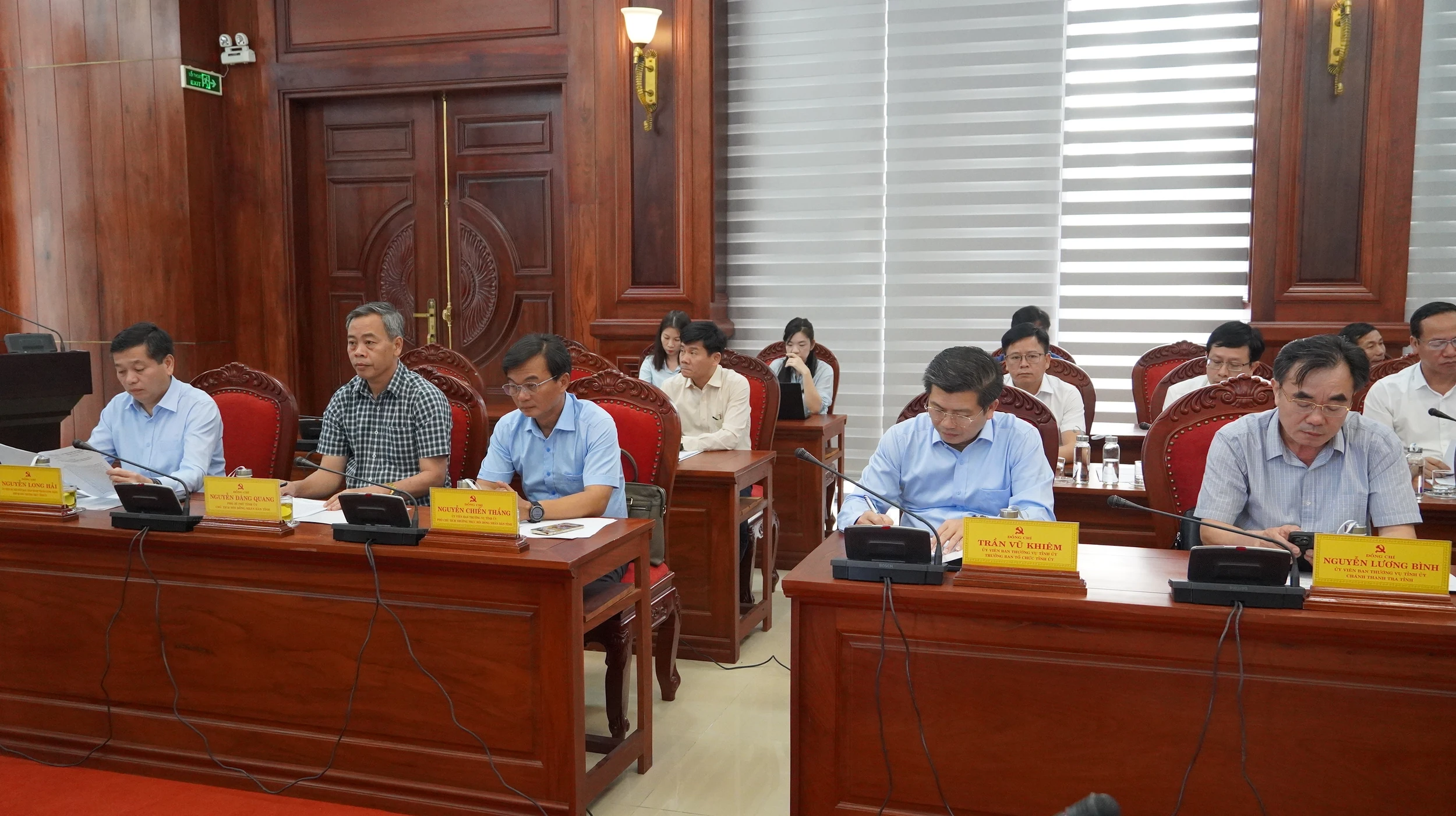 Hội nghị Ban Thường vụ Tỉnh ủy lần thứ 1