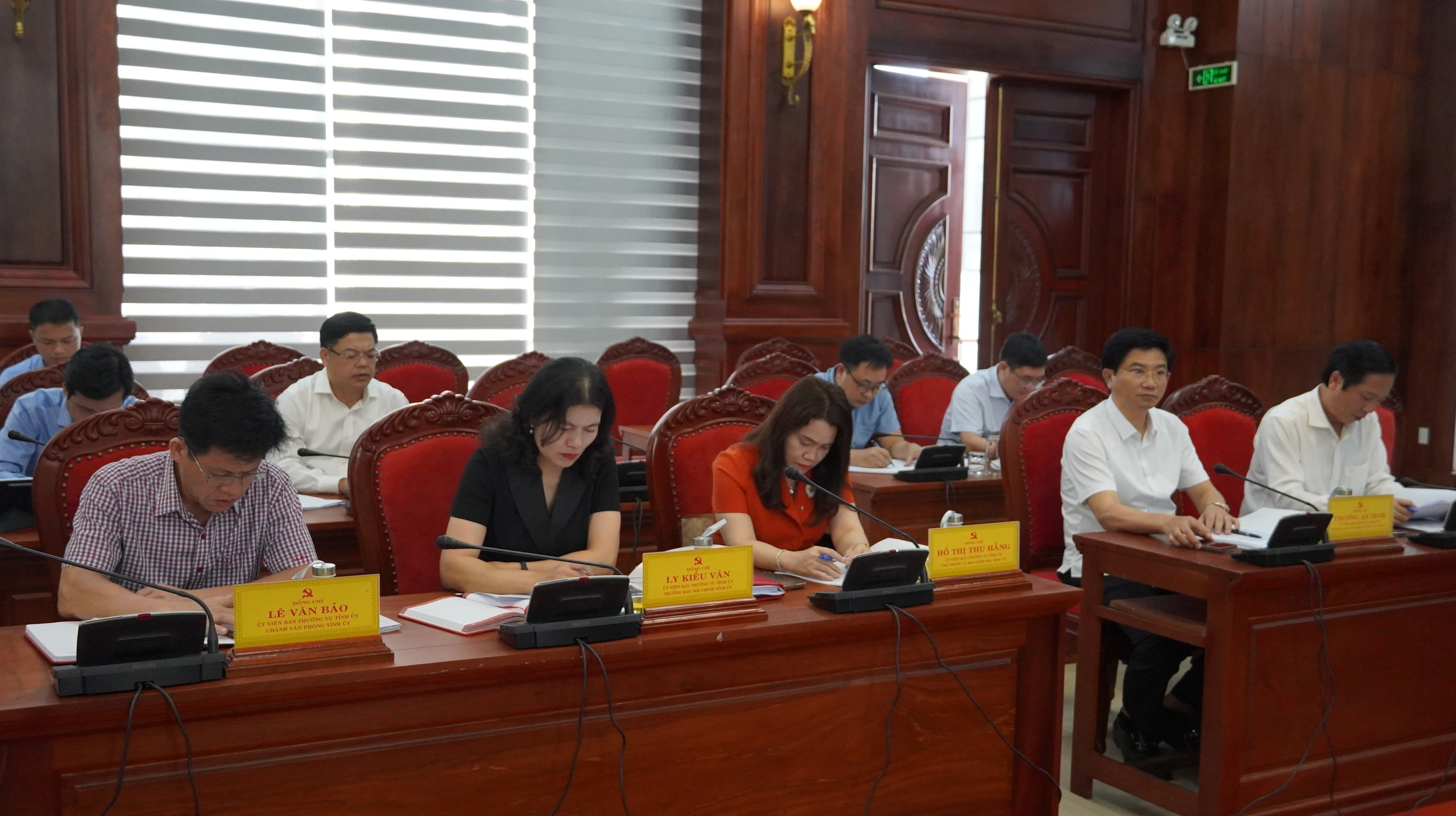 Hội nghị Ban Thường vụ Tỉnh ủy lần thứ 1