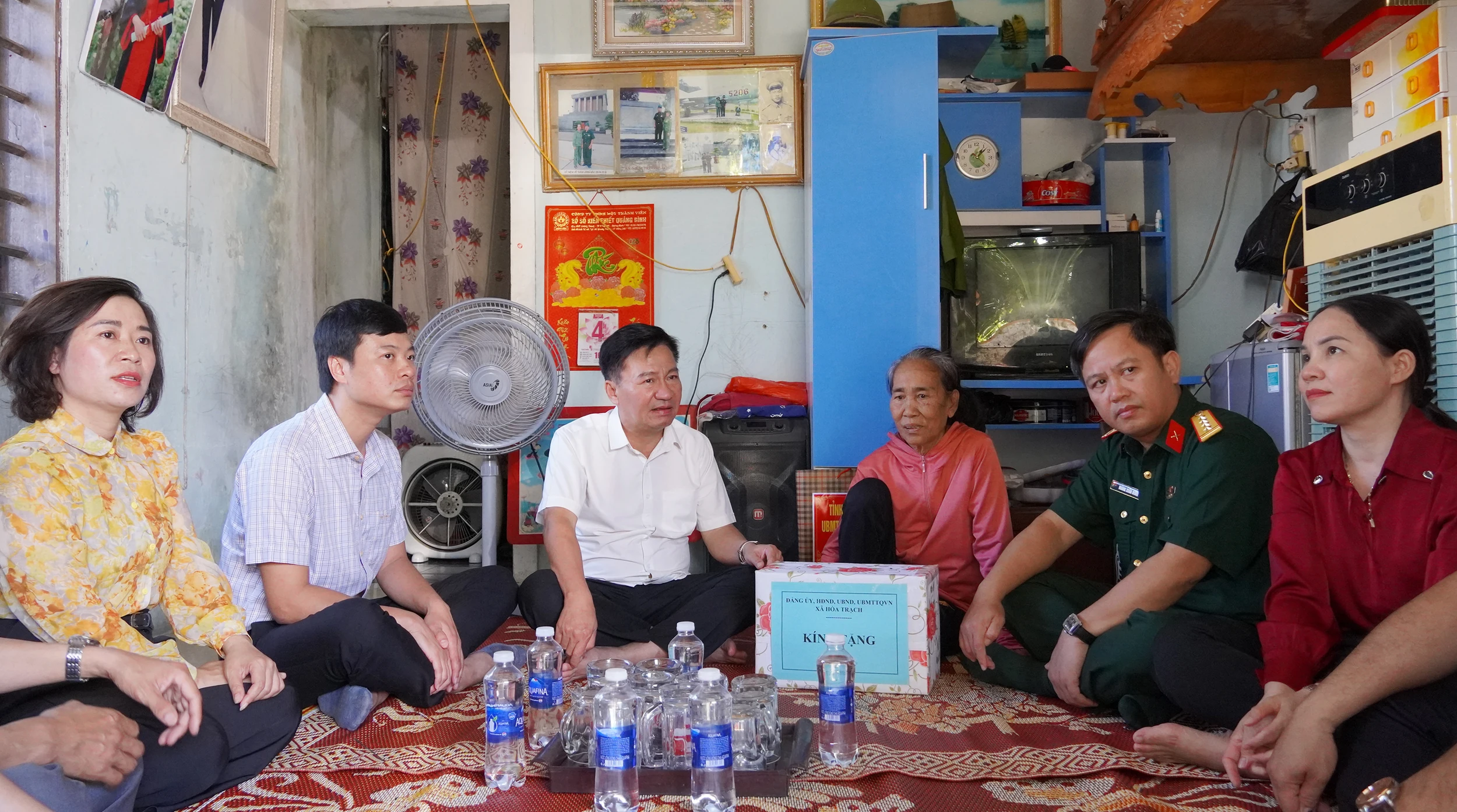 Phó Chủ tịch Thường trực Ủy ban MTTQVN tỉnh thăm, tặng quà gia đình chính sách, người có công với cách mạng