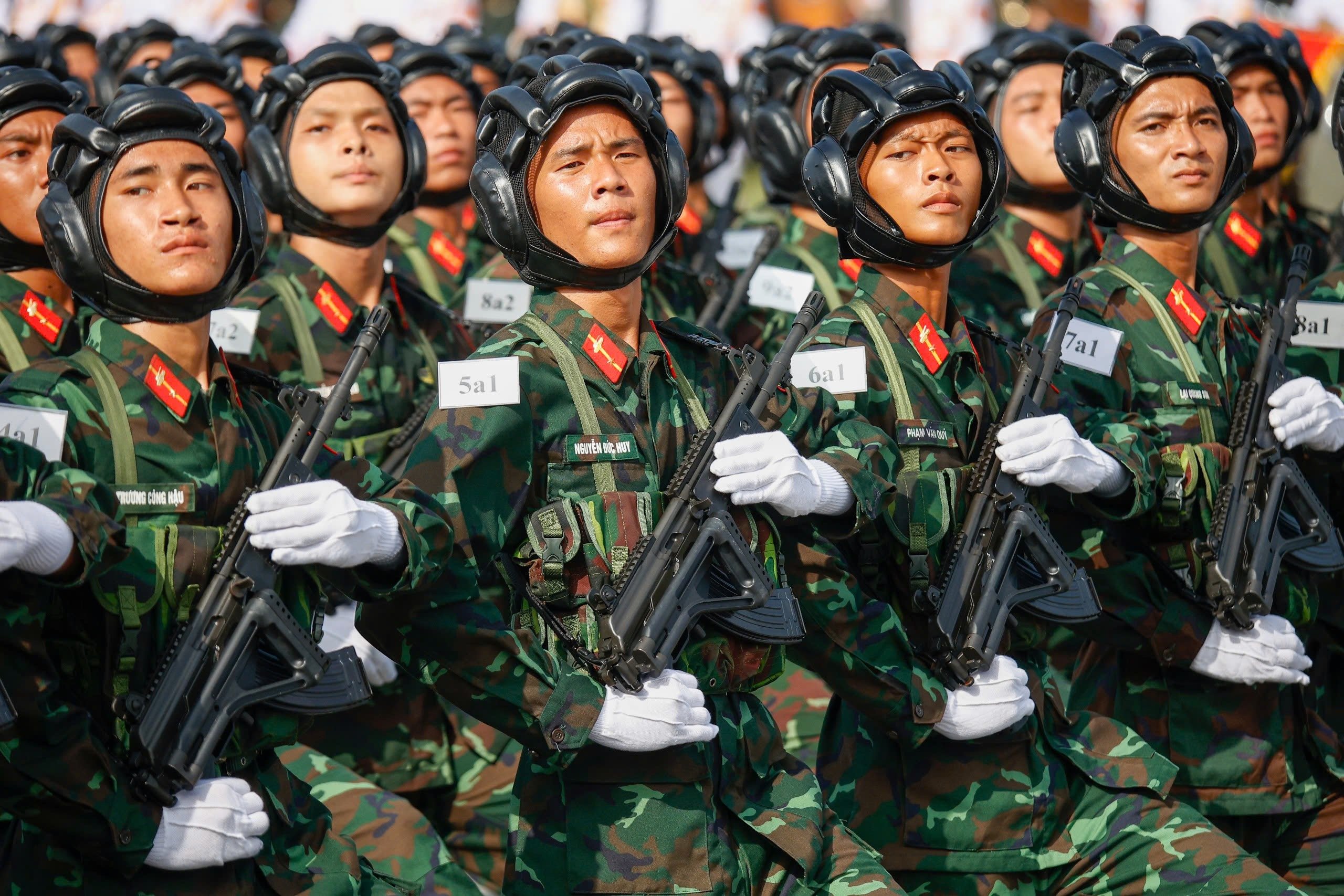 Mãn nhãn buổi diễu binh 15 . 000 Chiến sĩ công an và quân đội hợp luyện - Ảnh 20.