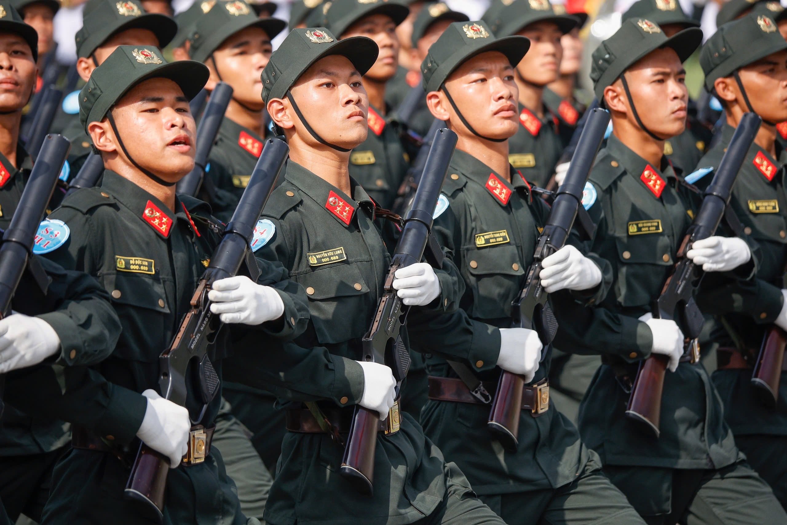 Mãn nhãn buổi diễu binh 15 . 000 Chiến sĩ công an và quân đội hợp luyện - Ảnh 23.