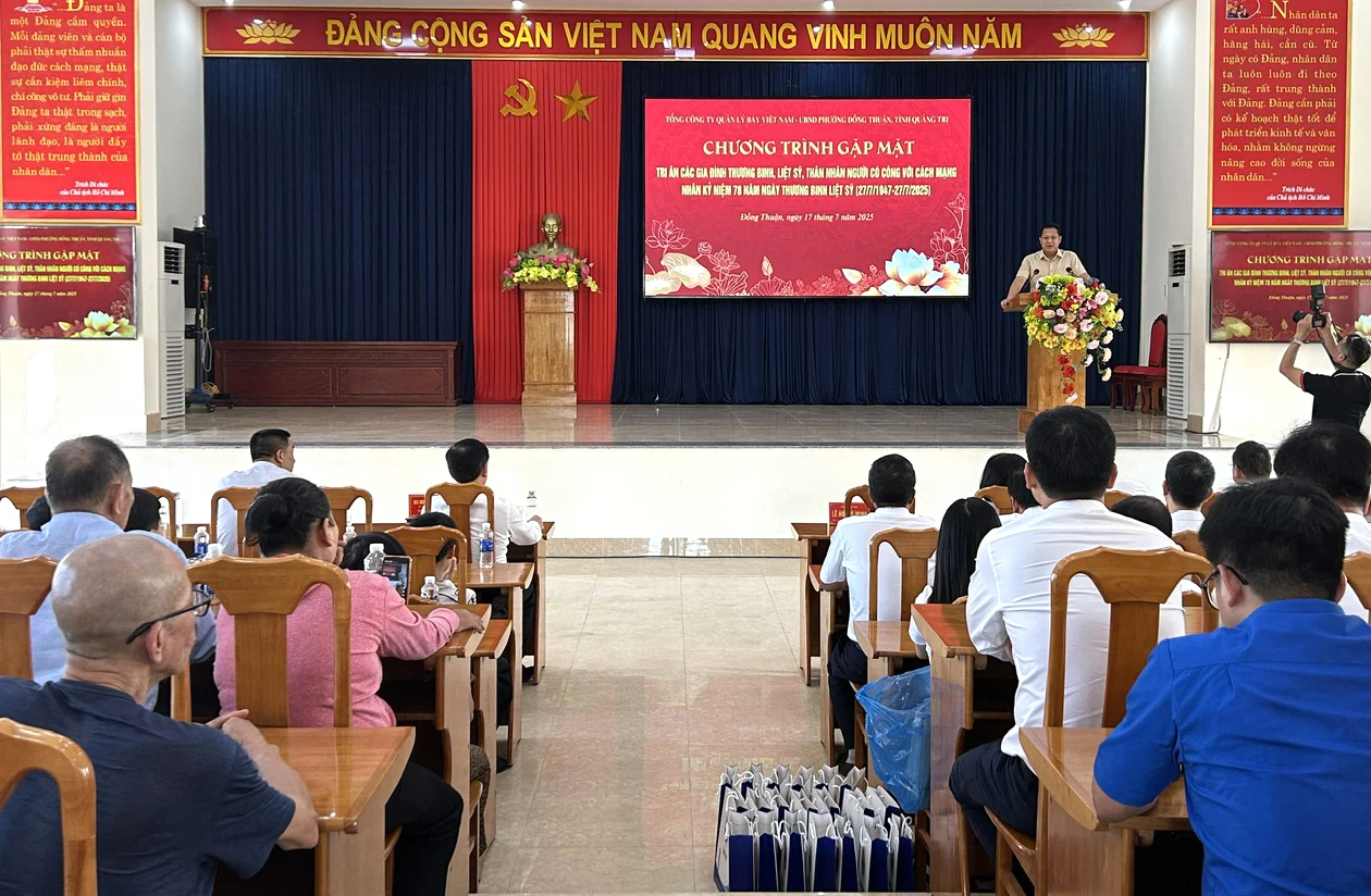 Gặp mặt tri ân các gia đình thương binh, liệt sĩ