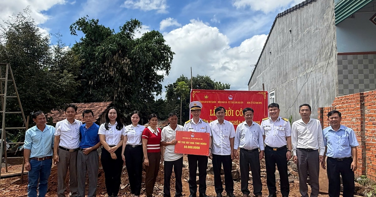 Début de la construction de deux maisons de charité dans la commune de Nam Dong