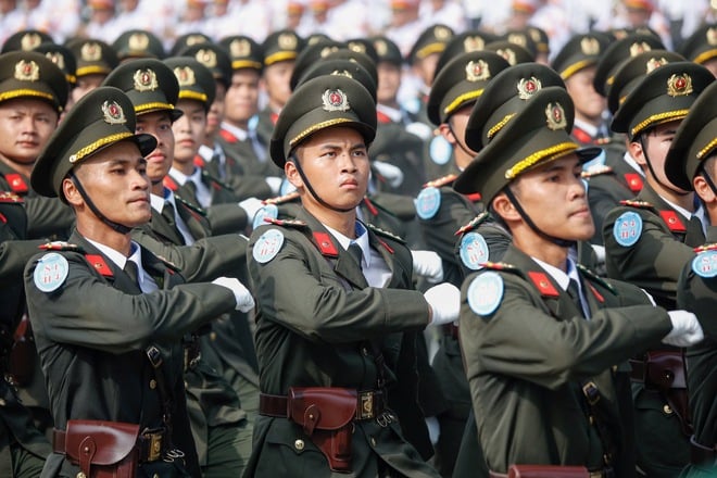 Mãn nhãn buổi diễu binh 15 . 000 Chiến sĩ công an và quân đội hợp luyện - Ảnh 27.