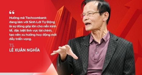 TS Lê Xuân Nghĩa: “Techcombank sinh lời tự động đã tạo nên cuộc cách mạng cho ngành tài chính Việt Nam”