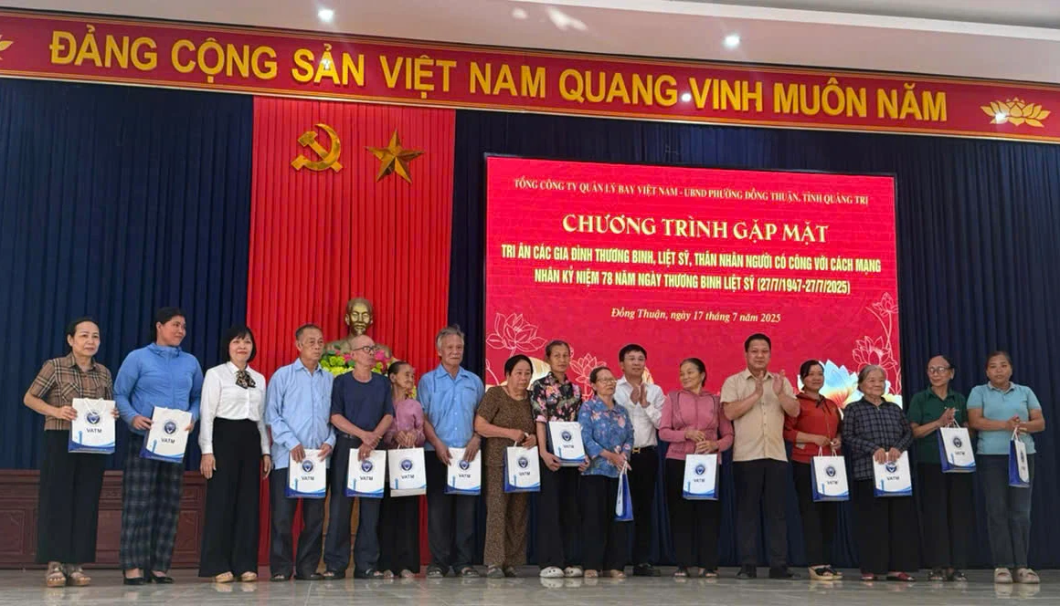 Gặp mặt tri ân các gia đình thương binh, liệt sĩ