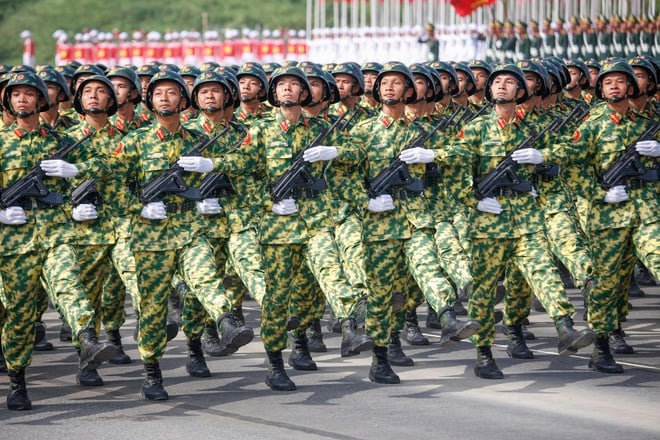 Mãn nhãn buổi diễu binh 15 . 000 Chiến sĩ công an và quân đội hợp luyện - Ảnh 8.