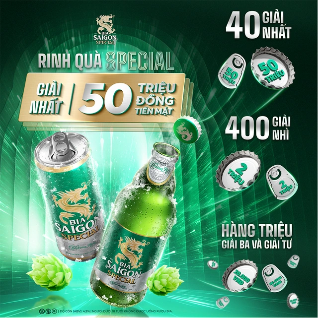 Bia Saigon Special trở lại: Vị bia của những cuộc vui đáng nhớ