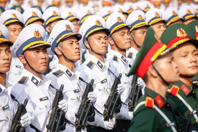 Mãn nhãn buổi diễu binh 15 . 000 Chiến sĩ công an và quân đội hợp luyện - Ảnh 14.