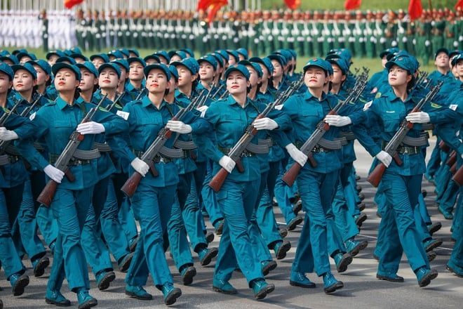 Mãn nhãn buổi diễu binh 15 . 000 Chiến sĩ công an và quân đội hợp luyện - Ảnh 16.