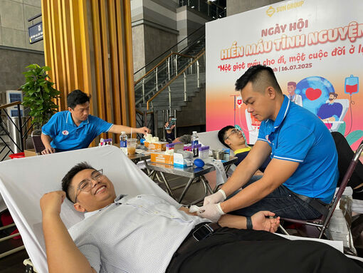 Gần 140 đơn vị máu được tiếp nhận tại Ngày hội hiến máu tình nguyện