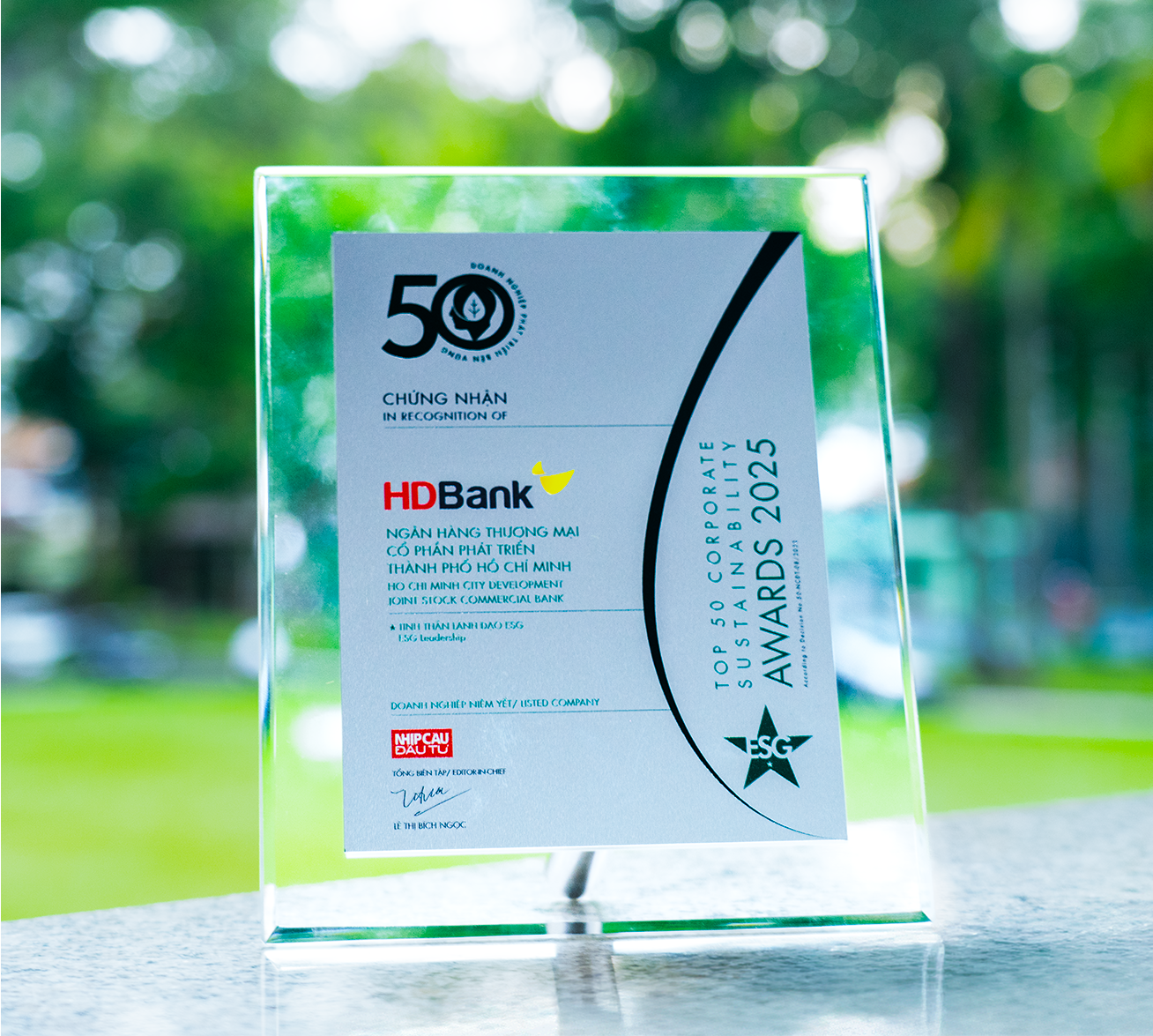 HDBank khẳng định vị thế với loạt giải thưởng ESG ngoại hối và thanh toán quốc tế