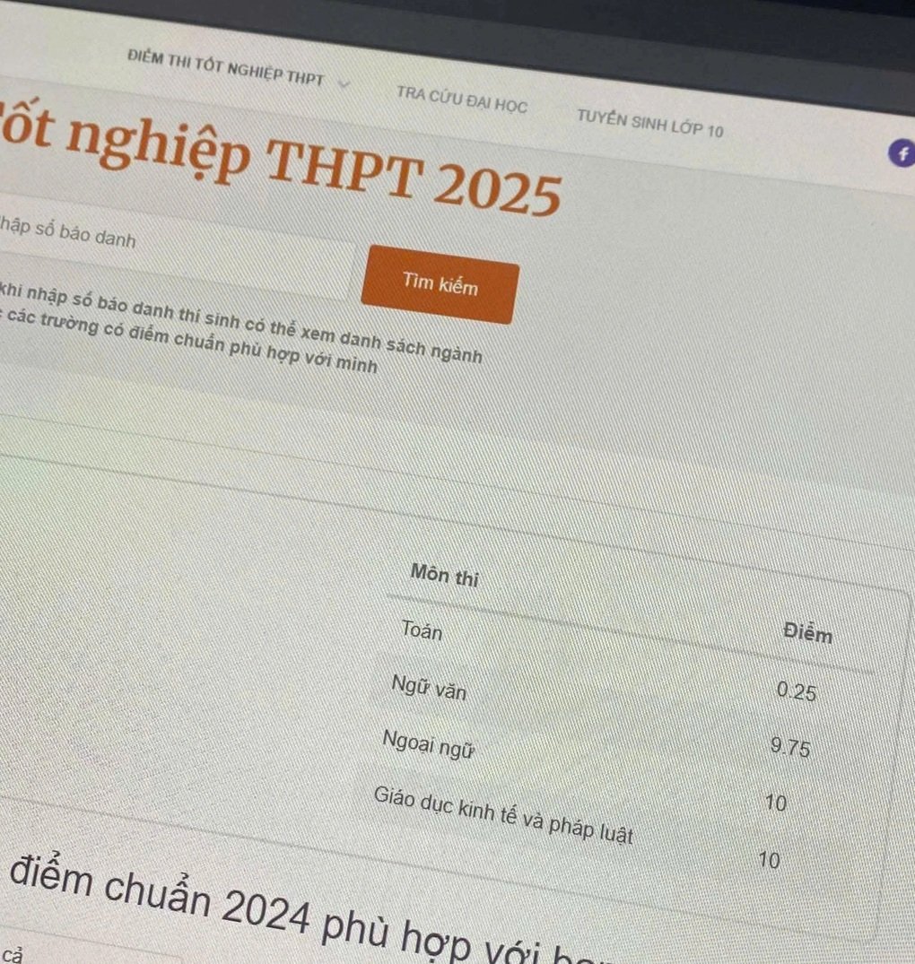 Thực hư chuyện thủ khoa đạt 29,75 điểm xét đại học nhưng trượt tốt nghiệp - 1