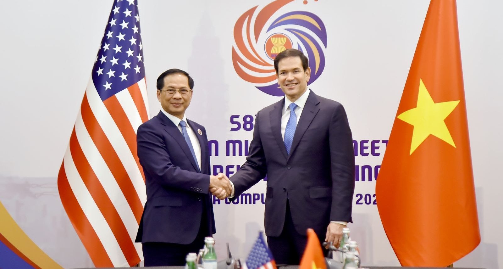 Deputy Prime Minister Bui Thanh Son meets US Secretary of State Marco Rubio