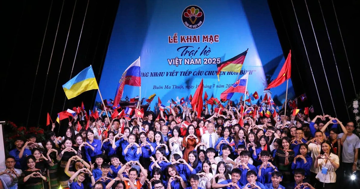 110 thanh niên kiều bào từ 31 quốc gia, vùng lãnh thổ tham gia Trại hè Việt Nam 2025