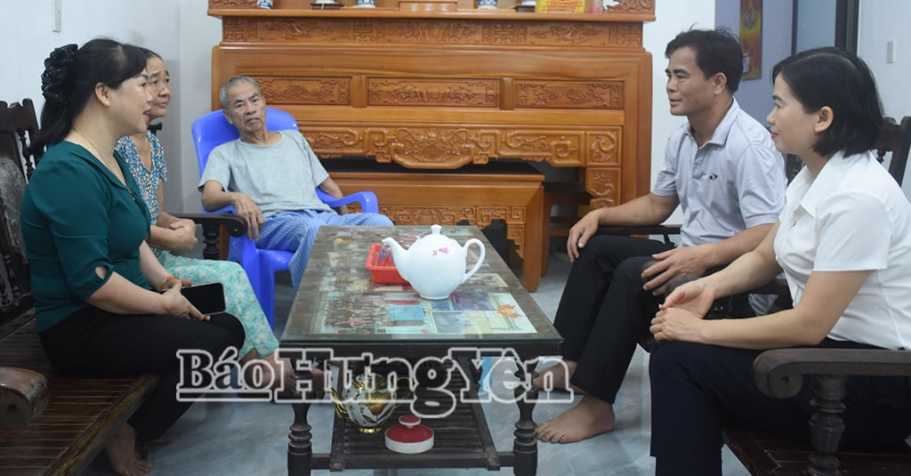 Mr. Nguyen Manh Dang's family, Tien Hai commune, was settled in a new place.